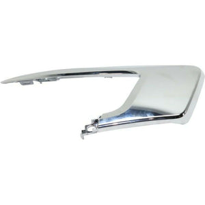 2016 2017 2018 2019 Mitsubishi Outlander Sport Right Side Front Bumper Upper Chrome Trim Molding - Texas-e-parts