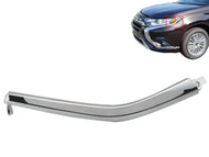 2015 2016 2017 2018 2019 2020 2021 2022 Mitsubishi Outlander & Outlander PHEV Front Bumper Upper Chrome Trim Left Driver Side - Texas-e-parts