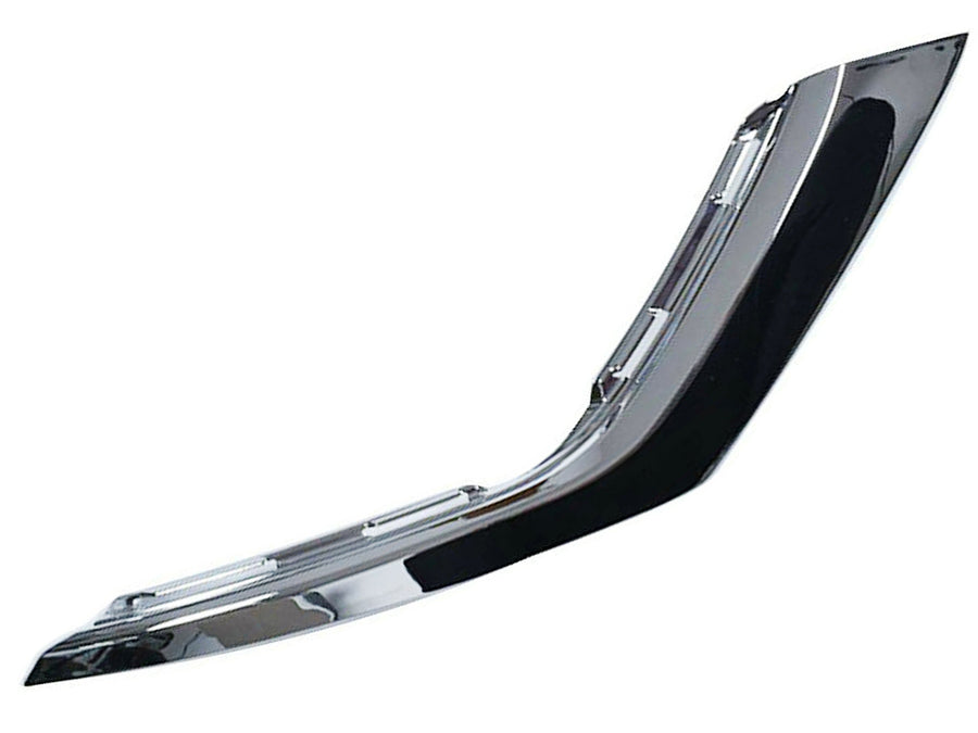 2015 2016 2017 2018 2019 2020 2021 2022 Mitsubishi Outlander & Outlander PHEV Front Bumper Lower Chrome Trim Right Passenger Side - Texas-e-parts
