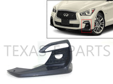 Load image into Gallery viewer, 2018 2019 2020 Infiniti Q50 Q50s Left Driver Fog Light Lamp Cover