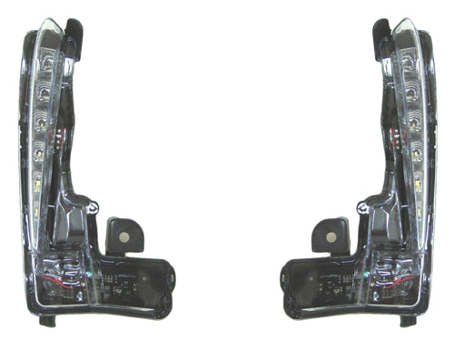 2017 2018 2019 Toyota Corolla XSE SE Left & Right Front Bumper Daytime Running Light Lamp Set - Texas-e-parts