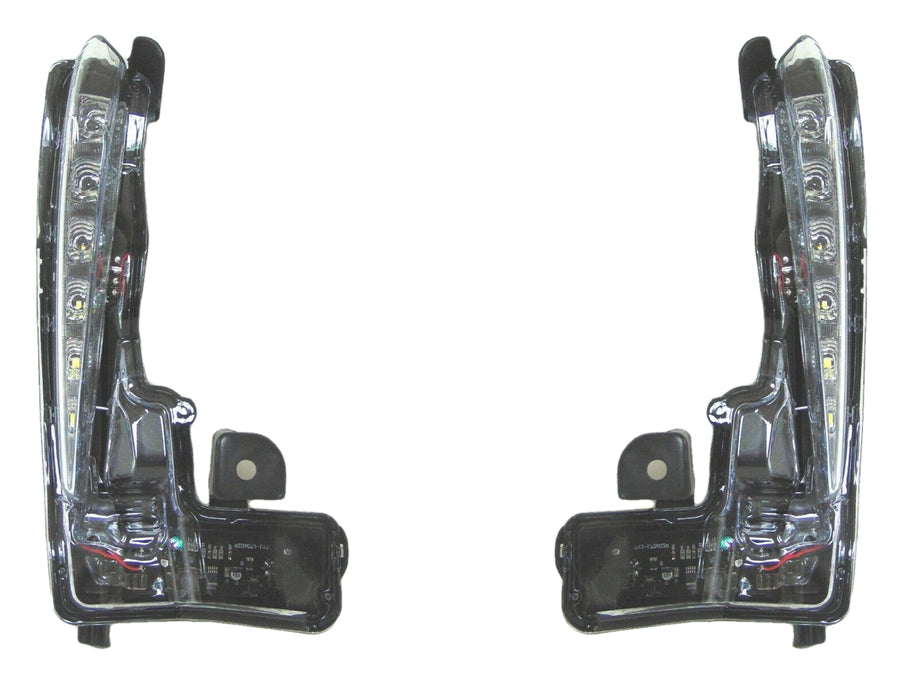 2017 2018 2019 Toyota Corolla XSE SE Left & Right Front Bumper Daytime Running Light Lamp Set - Texas-e-parts