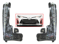 2017 2018 2019 Toyota Corolla XSE SE Left & Right Front Bumper Daytime Running Light Lamp Set - Texas-e-parts