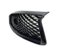 Load image into Gallery viewer, 2018 2019 2020 2021 2022 2023 2024 Infiniti Q50 Front Bumper Upper Grille Gloss Black - Texas-e-parts