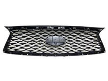 Load image into Gallery viewer, 2018 2019 2020 2021 2022 2023 2024 Infiniti Q50 Front Bumper Upper Grille Gloss Black - Texas-e-parts