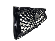 Load image into Gallery viewer, 2018 2019 2020 2021 2022 2023 2024 Infiniti Q50 Front Bumper Upper Grille With Sensor Holes &amp; Camera Option Gloss Black - Texas-e-parts