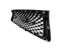 Load image into Gallery viewer, 2018 2019 2020 2021 2022 2023 2024 Infiniti Q50 Front Bumper Upper Grille With Sensor Holes &amp; Camera Option Gloss Black - Texas-e-parts