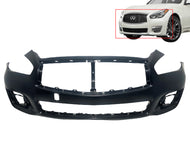 2015 2016 2017 2018 2019 Infiniti Q70L Q70 Front Bumper Cover - Texas-e-parts
