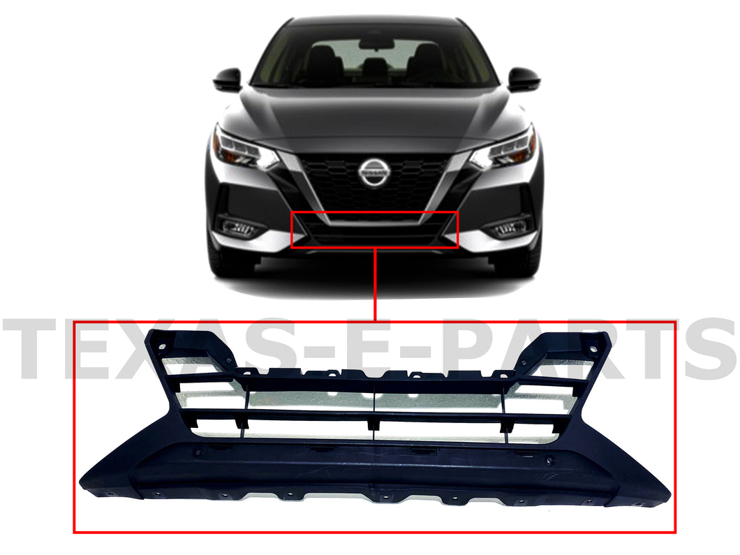 2020 2021 2022 2023 Nissan Sentra Front Bumper Lower Grille - Texas-e-parts