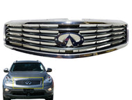 2008 2009 2010 2011 2012 2013 2014 2015 Infiniti EX35 EX37 QX50 Front Bumper Upper Grille - Texas-e-parts