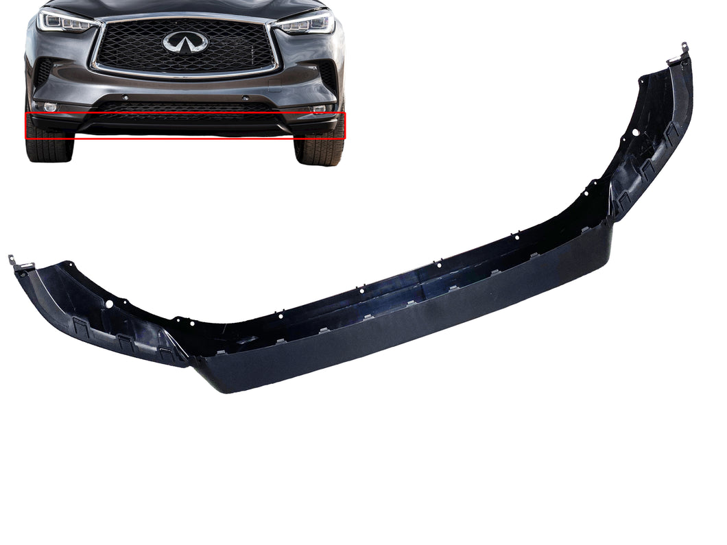 2019-2020 Infiniti QX50 Front Bumper Lower Spoiler Cover - Texas-e-parts