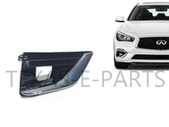 2018 2019 2020 2021 2022 2023 2024 Infiniti Q50 Front Bumper Fog Light Cover Right Passenger Side - Texas-e-parts