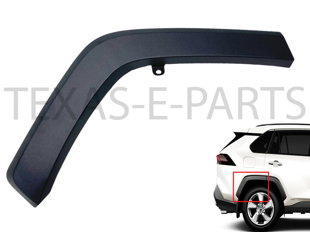 2019 2020 2021 2022 2023 2024 Toyota Rav4 Rear Wheel Flare Opening Molding Trim Right Passenger Side - Texas-e-parts