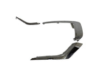 2015 2016 2017 2018 2019 2020 2021 2022 Mitsubishi Outlander & Outlander PHEV Front Bumper Chrome Molding Right Side 3 pcs - Texas-e-parts