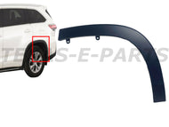 2014 2015 2016 2017 2018 2019 Toyota Highlander Rear Wheel Flare Opening Molding Trim Left Driver Side - Texas-e-parts