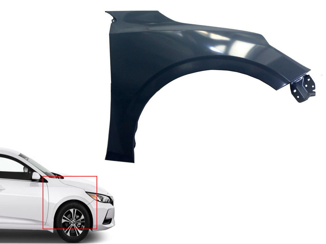2020 2021 2022 2023 Nissan Sentra Fender Panel Front Right Passenger Side - Texas-e-parts