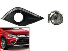 Load image into Gallery viewer, 2016 2017 2018 2019 2020 Mitsubishi Outlander Bumper Fog Light with Bezel Cover Right Passenger Side