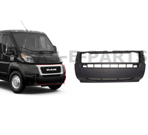 2019 2020 2021 2022 Ram ProMaster 1500 2500 Front Bumper Cover Center Lower Black - Texas-e-parts