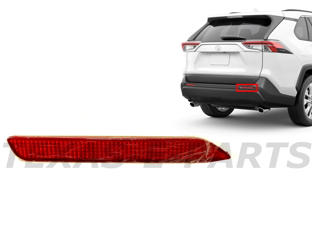 1999 To 2024 Toyota Rear Bumper Cover Reflector Right Passenger Side - Texas-e-parts