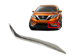 Nissan Murano 2015-2018 Front Bumper Lower Chrome Molding Left Side - Texas-e-parts