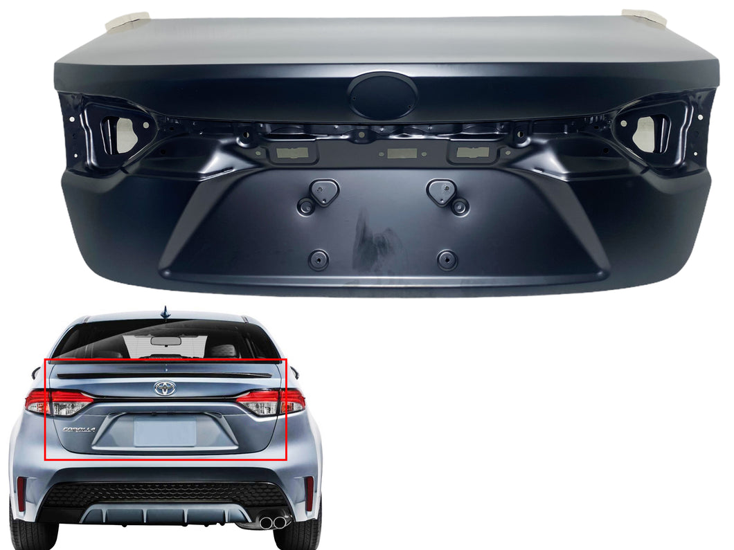 2020 2021 2022 Toyota Corolla SE LE Rear Trunk Deck Lid Panel - Texas-e-parts