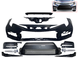 2020 2021 2022 Toyota Corolla XSE SE Front Bumper Cover Grille Molding DRL Fog Covers Complete