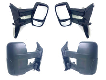 Load image into Gallery viewer, 2015 2016 2017 2018 2019 2020 2021 2022 2023 2024 Ford Transit Left Right Front Door Side Rear View Long Arm Mirror Pair - Texas-e-parts