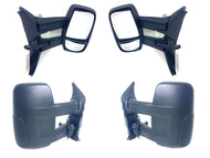 2015 2016 2017 2018 2019 2020 2021 2022 2023 2024 Ford Transit Left Right Front Door Side Rear View Long Arm Mirror Pair - Texas-e-parts