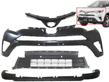 Load image into Gallery viewer, 2016 2017 2018 Toyota Rav4 Front Bumper Cover With Upper Lower Grille &amp; Lower Valance Cover Panel - Texas-e-parts