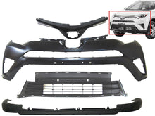 Load image into Gallery viewer, 2016 2017 2018 Toyota Rav4 Front Bumper Cover With Upper Lower Grille &amp; Lower Valance Cover Panel