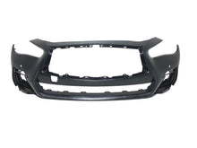 Load image into Gallery viewer, 2018 2019 2020 2021 2022 2023 2024 Infiniti Q50 Q50s Sports Front Bumper Fog Light Covers Grille Complete With Holes - Texas-e-parts