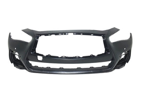 2018 2019 2020 2021 2022 2023 2024 Infiniti Q50 Q50s Sports Front Bumper Fog Light Covers Grille Complete With Holes - Texas-e-parts