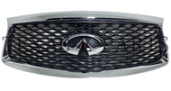 2016 2017 2018 2019 2020 Infiniti QX60 Grille Front Bumper Upper Grille With Camera Option - Texas-e-parts