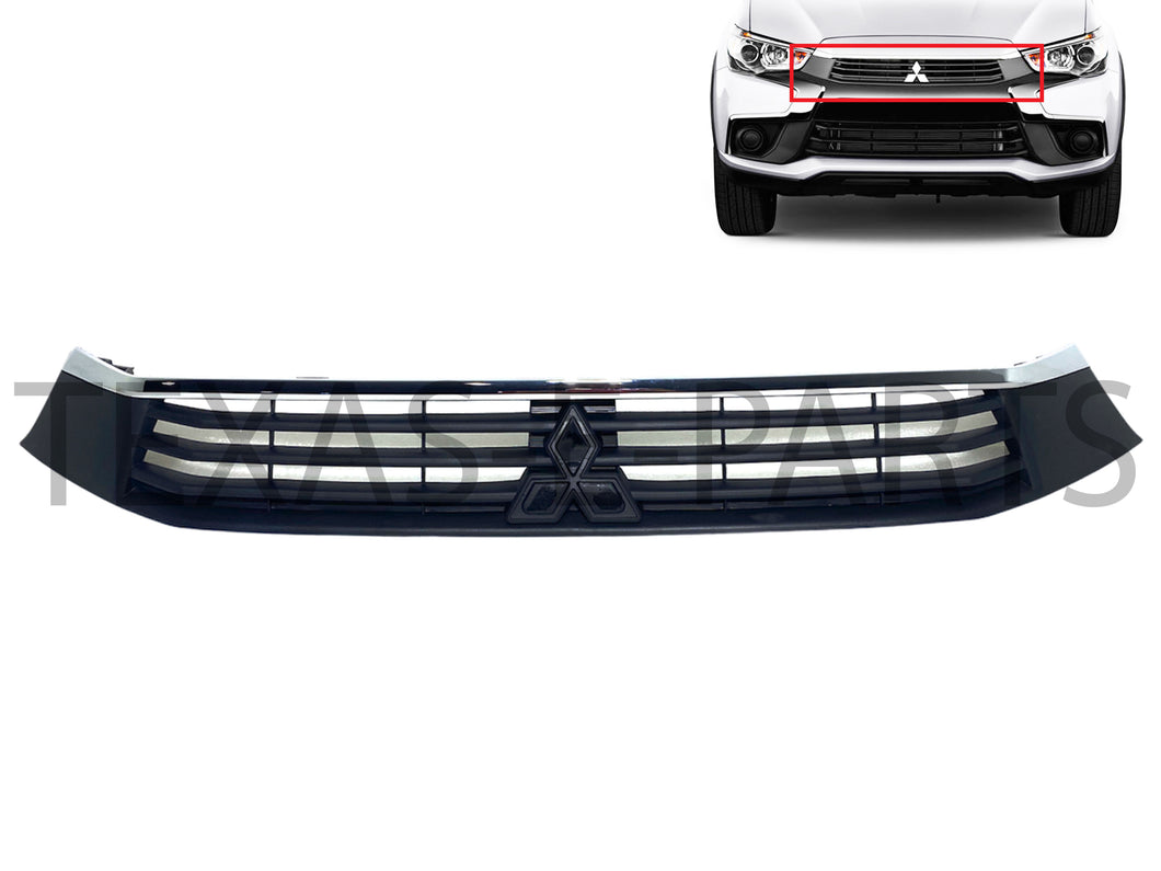2016 2017 Mitsubishi Outlander Sport Grille Front Bumper Upper Grille - Texas-e-parts