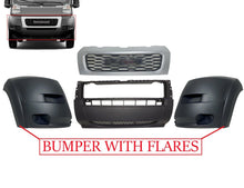 Load image into Gallery viewer, 2019 2020 2021 2022 Ram Promaster 1500 2500 3500 Front Bumper Cover With Side Flares &amp; Upper Grille Silver