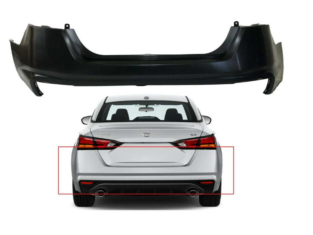 2019 2020 2021 2022 Nissan Altima Rear Bumper Cover - Texas-e-parts